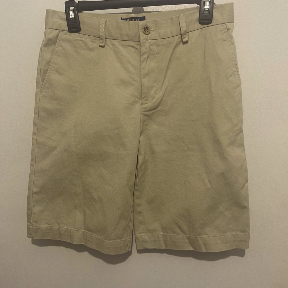 Polo boys sz 18 tan Shorts